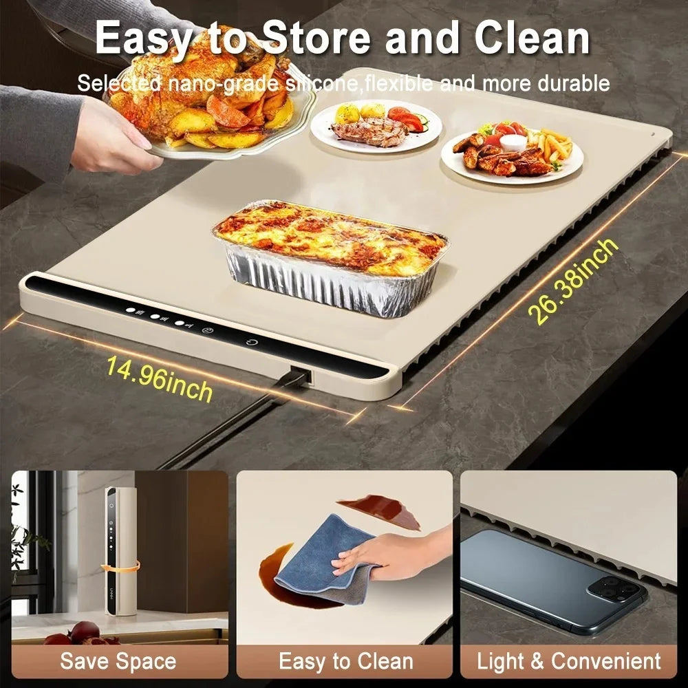 Instant Heat Smart Food Warming Pad